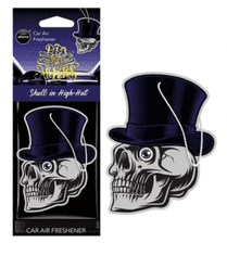 AMIO Osvežilec za avto DIA DE LOS MUERTOS Skull in Hat Black Oud