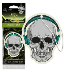 AMIO Osvežilec za avto DIA DE LOS MUERTOS Headphones Skull