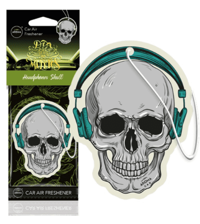 AMIO Osvežilec za avto DIA DE LOS MUERTOS Headphones Skull