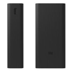 Xiaomi 18W prenosna baterija, 30000 mAh, črna