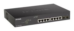 D-Link DGS-1100-10MPV2, 8x 1000Base-T 802.3af/802.3at PoE, 2x SFP, 130W PoE proračun