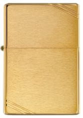 Zippo vžigalnik 240 Vintage Brushed Brass Slashes