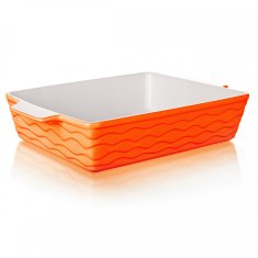 shumee SKLEDA KERAMIČNI PEKAČ 33x21 cm ORANŽNA BANQUET