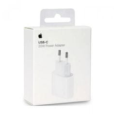 IPhone hišni adapter 220V MHJE3ZM/A QC 20W vhod Type C - Original (EU Blister) - bel