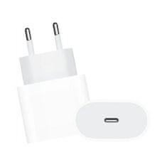 IPhone hišni adapter 220V MHJE3ZM/A QC 20W vhod Type C - Original (EU Blister) - bel