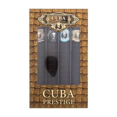 Cuba Prestige Set toaletna voda 35 ml + toaletna voda Prestige Black 35 ml + toaletna voda Prestige Platinum 35 ml + toaletna voda Prestige Legacy 35 ml za moške