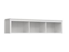 KONDELA Shelf Oil 160 R - belo