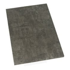 KONDELA Jedilna miza Bolast 138x90 cm - beton / bela