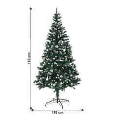 KONDELA Božično drevo Christmas Type 4 180 cm - zeleno