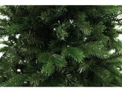 KONDELA Božično drevo z osvetlitvijo Christmas Type 6 LED300 180 cm - zeleno