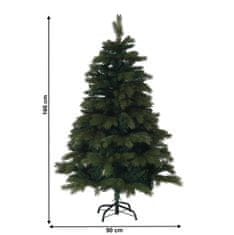 KONDELA Božično drevo Christmas Type 9 120 cm - zeleno