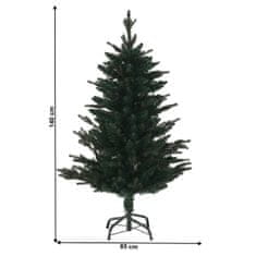 KONDELA Božično drevo Christmas Type 8 140 cm - zeleno