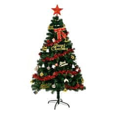 KONDELA Božično drevo Christmas Type 10 120 cm - zeleno