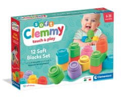 Clementoni Soft Clemmy Komplet 12 mehkih kock