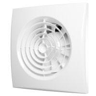 AKVAVENT AURA 4C white design, AURA 4C white design, AURA 4C bela barva, Kopalniški izpušni ventilator s povratno loputo D 100, décor