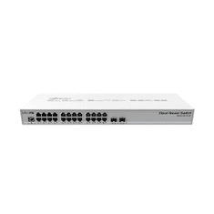 Mikrotik MikroTik | Cloud Router Switch CRS326-24G-2S+RM | Upravljano stikalo L3 | Vgradnja v omaro | Število vrat 1 Gbps (RJ-45) 24 | Število vrat SFP+ 2 | 12 mesecev