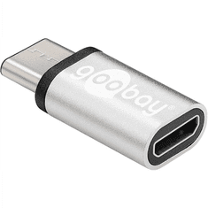 Goobay Moški | 24-pinski USB-C | Ženska | 5-pinski Micro-USB tipa B | Srebrna