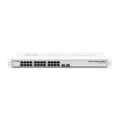 Mikrotik MikroTik | Cloud Smart Switch | CSS326-24G-2S+RM | Upravljano stikalo L2 | Montaža v omaro | Število vrat 1 Gbps (RJ-45) 24 | Število vrat SFP+ 2 | 12 mesecev