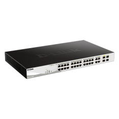 D-Link D-Link | Stikalo | DGS-1210-28MP | Spletno upravljanje | Montaža v omaro | Število vrat 1 Gbps (RJ-45) 24 | Število vrat SFP 4 | Število vrat PoE/Poe+ 24 | Vrsta napajanja Zunanje | Življenjska doba m