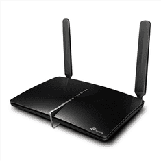 TP-Link TP-LINK | Usmerjevalnik 4G+ LTE | Archer MR600 | 802.11ac | 300+867 Mbit/s | 10/100/1000 Mbit/s | Vrata Ethernet LAN (RJ-45) 3 | Podpora za mrežo ne | MU-MiMO ne | 4G | Vrsta antene 2x snemljiva