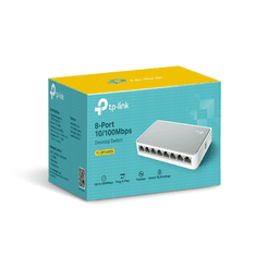 TP-Link TP-LINK | Stikalo | TL-SF1008D | Neupravljano | Namizni računalnik | 10/100 Mbps vrat (RJ-45) v številu 8 | Vrsta napajanja Zunanje | 36 mesecev