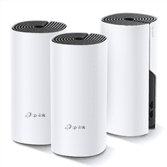 TP-Link TP-LINK | Celoten domači sistem Mesh WiFi | Deco M4 (3 paketi) | 802.11ac | 300+867 Mbit/s | 10/100/1000 Mbit/s | Ethernet LAN (RJ-45) vrata 2 | Podpora Mesh Yes | MU-MiMO Yes | Brez mobilnega širokop