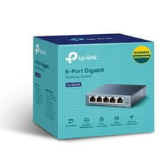 TP-Link TP-LINK | Stikalo | TL-SG105 | Neupravljano | Namizni računalnik | Število vrat 1 Gb/s (RJ-45) 5 | Vrsta napajanja Zunanje | 24 mesecev