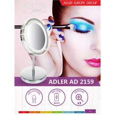 Adler Adler | Ogledalo | AD 2159 | 15 cm | Ogledalo LED | Chrome