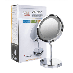 Adler Adler | Ogledalo | AD 2159 | 15 cm | Ogledalo LED | Chrome