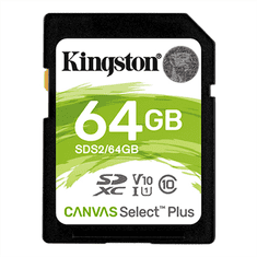 Kingston Kingston | Canvas Select Plus | UHS-I | 64 GB | SDXC | Flash spomin razreda 10