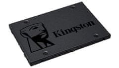 Kingston Kingston | A400 | 480 GB | oblika SSD 2,5" | vmesnik SSD SATA | hitrost branja 500 MB/s | hitrost zapisovanja 450 MB/s