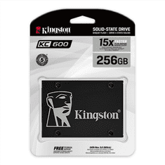 Kingston Kingston | KC600 | 256 GB | 2,5" format SSD | vmesnik SATA SSD | hitrost branja 550 MB/s | hitrost zapisovanja 500 MB/s