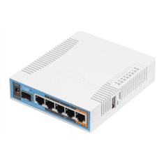 Mikrotik MikroTik | hAP ac | RB962UiGS-5HacT2HnT | 802.11ac | 2.4/5.0 | 1300 Mbit/s | 10/100/1000 Mbit/s | Ethernet LAN (RJ-45) priključkov 5 | MU-MiMO Yes | PoE in/out