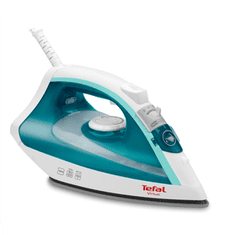 Tefal TEFAL | FV1710 | Parni likalnik | 1800 W | Kapaciteta rezervoarja za vodo 200 ml | Neprekinjeno delovanje pare 24 g/min | Izhod pare 80 g/min | Bela/zelena