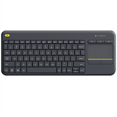 Logitech Logitech | K400 Plus | Tipkovnica s sledilno ploščico | Brezžična | NL | Črna | Vrata USB | 380 g