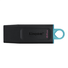 Kingston Kingston | GB | DataTraveler Exodia USB Flash Drive | 64 GB | USB 3.2 Gen 1 | Črna/modra