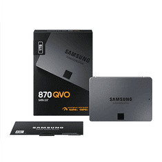 Samsung Samsung | SSD | 870 QVO | 1000 GB | 2,5-palčni format SSD | vmesnik SATA III | hitrost branja 560 MB/s | hitrost zapisovanja 530 MB/s