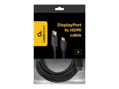 CABLEXPERT Cablexpert | CC-DP-HDMI-3M | Moški | 19-pinski HDMI tipa A | Moški | 20-pinski DisplayPort | 3 m