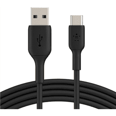 Belkin Belkin kabel USB-C | Moški | 4-konični USB tipa A | Moški | Črn | 24-konični USB-C | 2 m | Polnjenje in sinhronizacija | Združljiv s Samsung Galaxy Note10, Note10+, S10, S10+, S10e, Google Pixel 4,