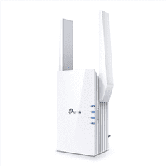 TP-Link TP-LINK | Razširjevalnik dosega | RE605X | 802.11ax | 574+1201 Mbit/s | 10/100/1000 Mbit/s | Vrata Ethernet LAN (RJ-45) 1 | Podpora za mrežo ne | MU-MiMO ne | Brez mobilnega širokopasovnega dostopa | 