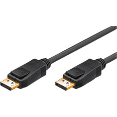 Goobay Goobay | Kabel DisplayPort | Moški | 20-pinski DisplayPort | Moški | 20-pinski DisplayPort | 3 m | Črna