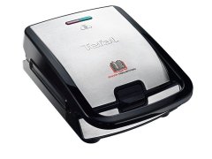 Tefal TEFAL | SW854D | Toaster za sendviče | 700 W | Število plošč 4 | Število peciv 2 | Premer cm | Črna/nerezno jeklo