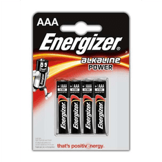 Energizer Energizer | AAA/LR03 | Alkalni napajalnik | 4 kosi.