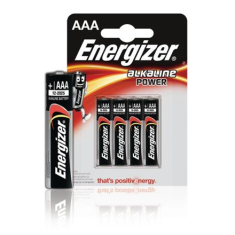 Energizer Energizer | AAA/LR03 | Alkalni napajalnik | 4 kosi.