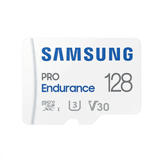 Samsung Samsung | PRO Endurance | MB-MJ128KA/EU | 128 GB | Pomnilniška kartica MicroSD | Flash pomnilnik razred U3, V30, razred 10 | Adapter SD