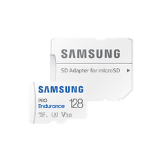 Samsung Samsung | PRO Endurance | MB-MJ128KA/EU | 128 GB | Pomnilniška kartica MicroSD | Flash pomnilnik razred U3, V30, razred 10 | Adapter SD