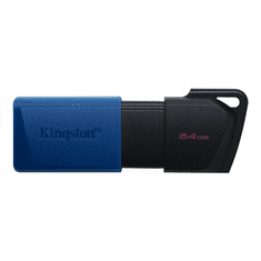 Kingston Kingston | Flash disk USB 3.2 | DataTraveler Exodia M | 64 GB | USB 3.2 | Črna/modra