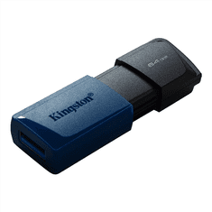 Kingston Kingston | Flash disk USB 3.2 | DataTraveler Exodia M | 64 GB | USB 3.2 | Črna/modra