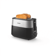 Philips Philips | HD2516/90 Daily Collection | Toaster | Moč 830 W | Število vtičnic 2 | Material ohišja plastika | Črna