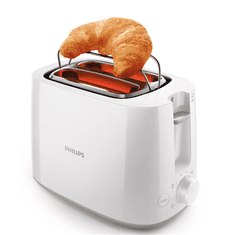 Philips Philips | HD2581/00 Daily Collection | Toaster | Moč 760-900 W | Število vtičnic 2 | Material ohišja plastika | Bela